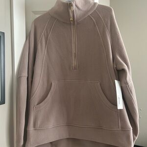 lululemon athletica Taupe Cowl Neck Sweater